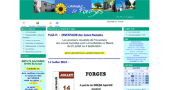Desktop Screenshot of mairie-forges.fr